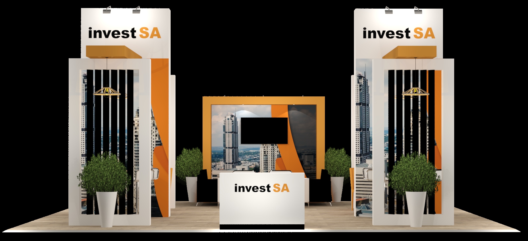 InvestSA stand at SAIC 2026 — Hall 1, Sandton Convention Centre